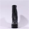 Marco Moreo Doha Platform Heel AnkleBoot - Black Leather